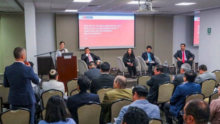Taller sobre Proyecto de Reglamento de Servicios